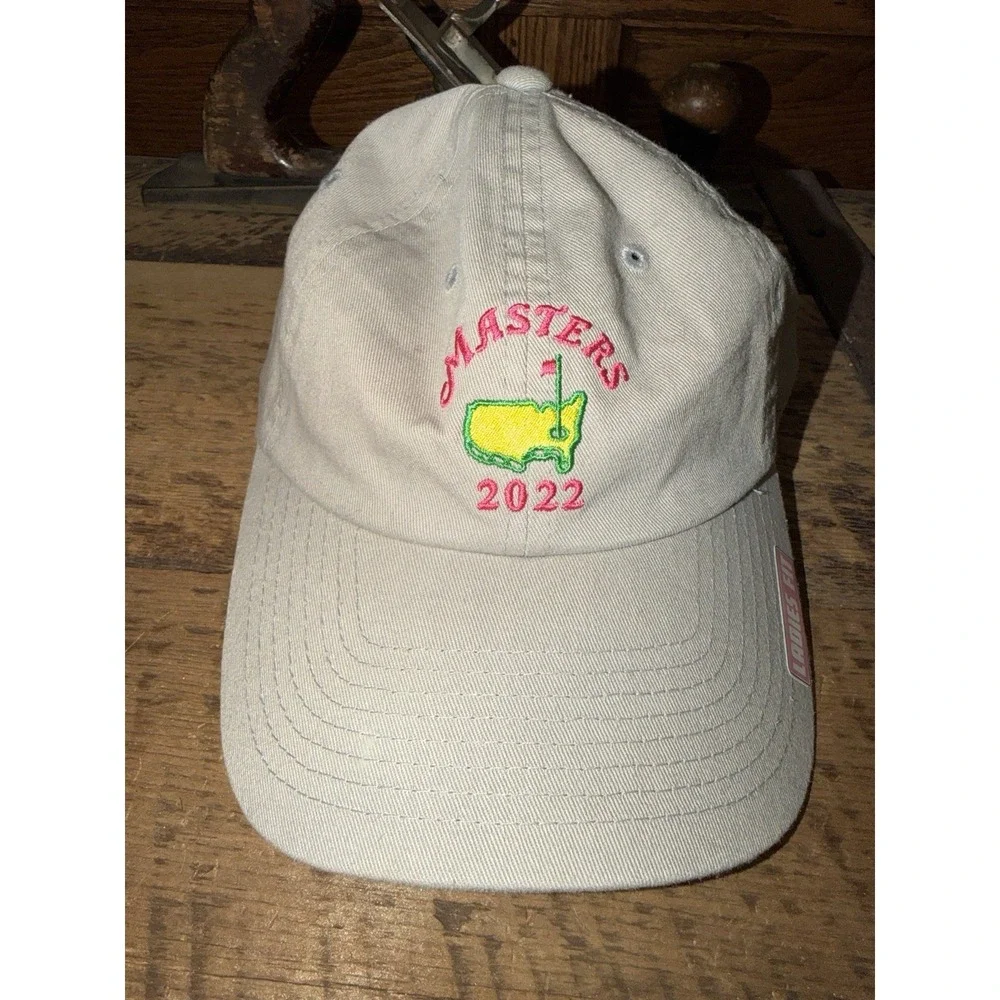 Ladies Masters Golf Hat 2022 White American Needle Adjustable Strap New Tags